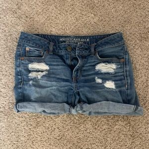 American Eagle Distressed Denim Shorts